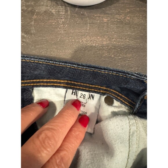 Hudson Colin Flap Skinny Lightweight Denim Jeans Size 26 Color# Geno - Picture 6 of 12